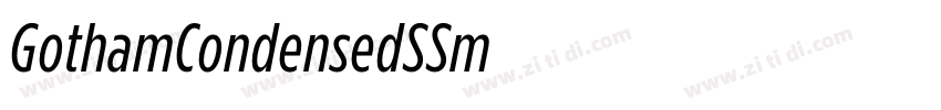 GothamCondensedSSm E字体转换